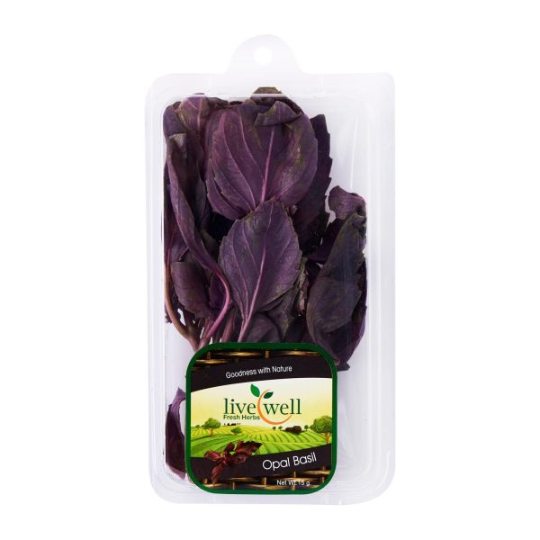 Live Well Opal Basil Fresh Herbs Sale