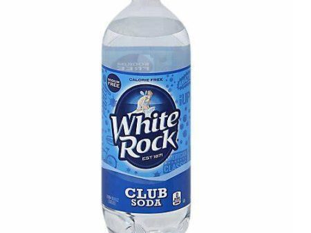 White Rock Club Soda - 1L Fashion