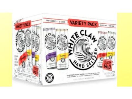 White Claw Variety Pack #3 - 12 Pack, 12 Ounce Can Hot on Sale