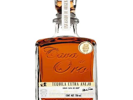 Cava De Oro Extra Anejo Tequila - 750ML Supply